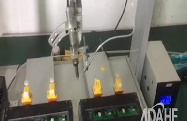机顶盒PCB板专用自动焊锡机视频